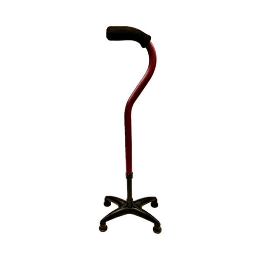 杖 ステッキ マグネシウム四点杖Neo (ネオ) WB5324 バーガンディ フジホーム 介護 多点 4点杖 歩行補助 介護用品