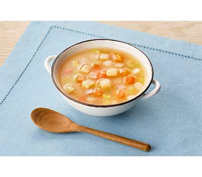介護食 レトルト やわらか食 まんぷく日和 ポトフ 100g アサヒグループ食品 ムース食 ミキサー食 歯ぐきでつぶせる 区分2 介護食品 おかず