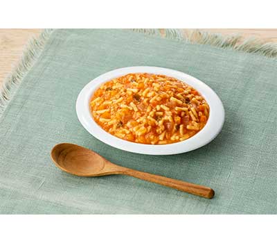 介護食 レトルト やわらか食 まんぷく日和 ナポリタン 100g アサヒグループ食品 ムース食 ミキサー食 舌でつぶせる 区分3 介護食品 おかず 嚥下食