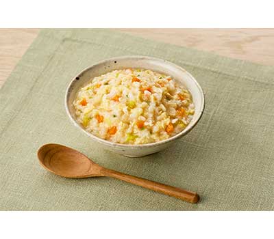 介護食 レトルト やわらか食 まんぷく日和 鯛雑炊 100g アサヒグループ食品 ムース食 ミキサー食 舌でつぶせる 区分3 介護食品 おかず 嚥下食