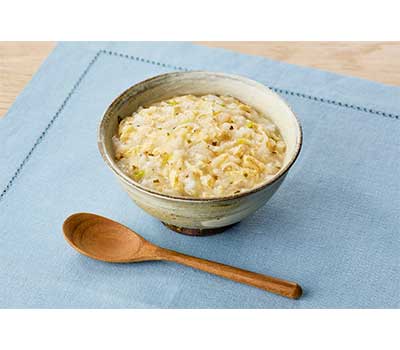 介護食 レトルト やわらか食 まんぷく日和 しらす雑炊 100g アサヒグループ食品 ムース食 ミキサー食 舌でつぶせる 区分3 介護食品 おかず 嚥下食