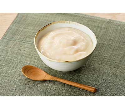 (24食セット) 介護食 パン レトルト やわらか食 まんぷく日和 なめらか鶏だし粥 ハイカロリー 100g アサヒグループ食品 ムース食 ミキサー食 かまなくてよい 区分4 介護食品