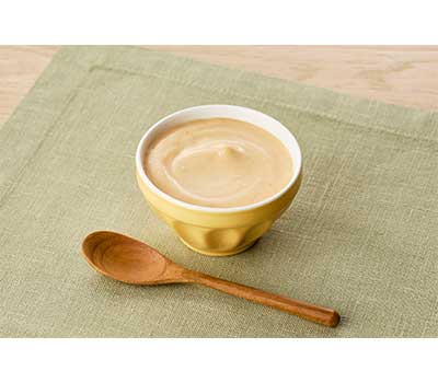 介護食 レトルト やわらか食 まんぷく日和 なめらかたらのクリーム煮 75g アサヒグループ食品 ムース食 ミキサー食 かまなくてよい 区分4 介護食品 おかず