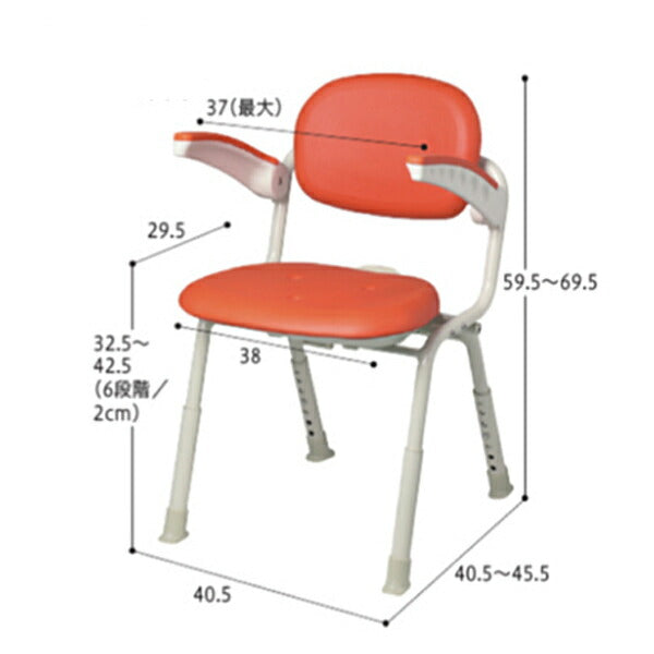 ユニプラス コンパクトシャワーチェア ライトタイプ BSU18 幸和製作所 介護用 風呂椅子 介護 浴室 椅子 介護用品
