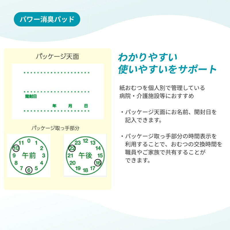 アクティ パワー消臭パッド スーパーロング 30×57cm 約4回分 30枚 1袋 日本製紙クレシア 介護用品 尿とりパッド 尿漏れパッド 男女兼用 排尿 尿取りパッド パッドタイプ