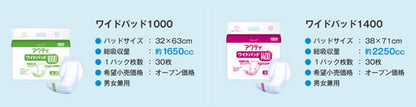 アクティ ワイドパッド 1400 日本製紙クレシア 介護用品