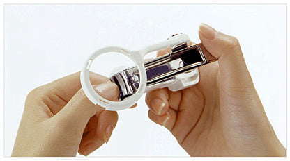 ルーペ付き つめきり G-1004 グリーンベル (介護 爪 切り) 介護用品