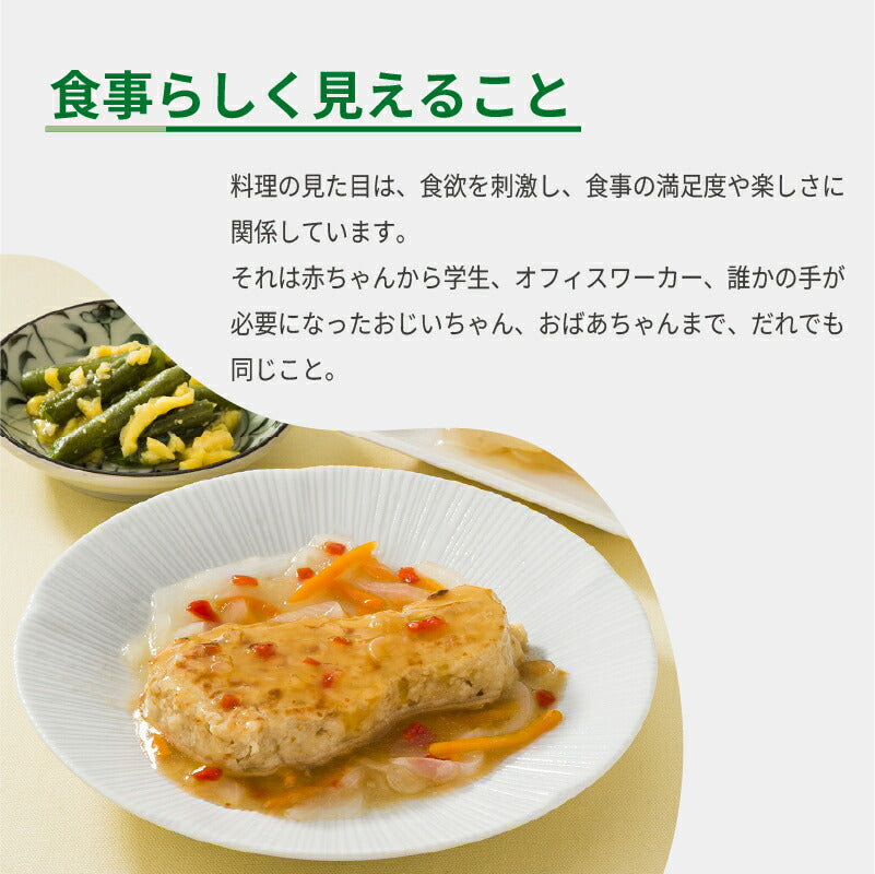 介護食 （代引き不可）(1ケース) 冷凍おかず ホスピタグルメ 1箱1種10袋入 日東ベスト (冷凍食品 冷凍 おかず やわらかい 軟菜食) 介護用品