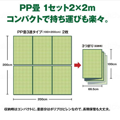 (代引き不可)仕切り付き防災ユニット畳 安全地帯 200×200×100cm イケヒコ・コーポレーション (防災 災害 避難所) 介護用品