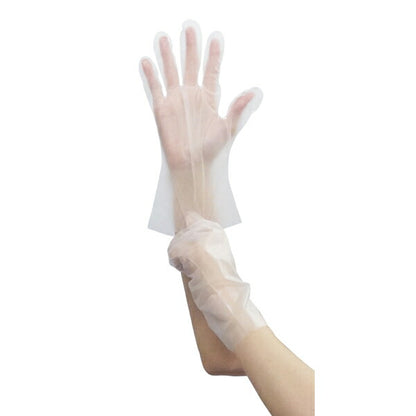 1ケース 100枚×10箱 プラスチック製手袋 粉なし ポリエチレングローブ ピレンワイプフィット 感染対策商品 竹虎 介護用品