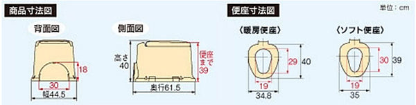 アロン化成 安寿 サニタリエース SD据置式 暖房便座 補高5cm 871-145 (和式トイレを洋式に 簡易トイレ 介護 トイレ 便座 暖房便座) 介護用品