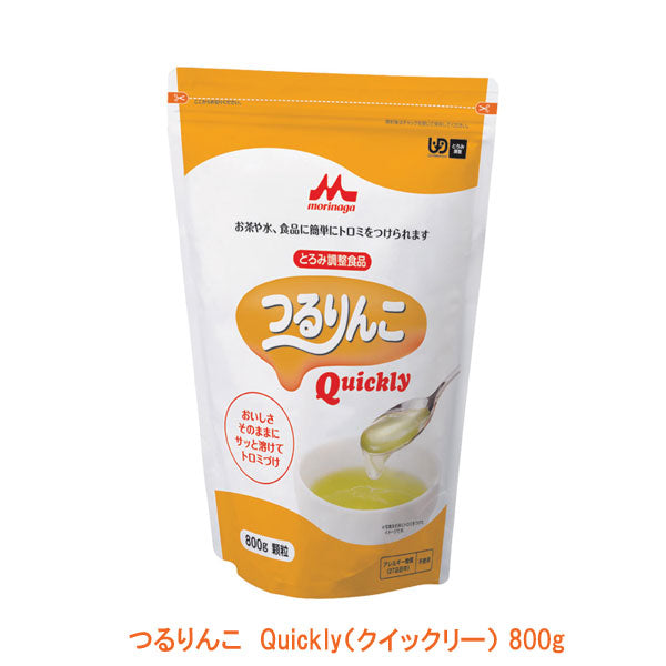 介護食品 とろみ調整 嚥下補助 つるりんこ クイックリー800g クリニコ 介護用品