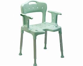 (代引き不可) 相模ゴム工業 シャワーチェア “スイフト” アームレスト＋バックレスト付  RB1103 (介護用 風呂椅子 浴室 椅子 チェア 肘掛け椅子）介護用品