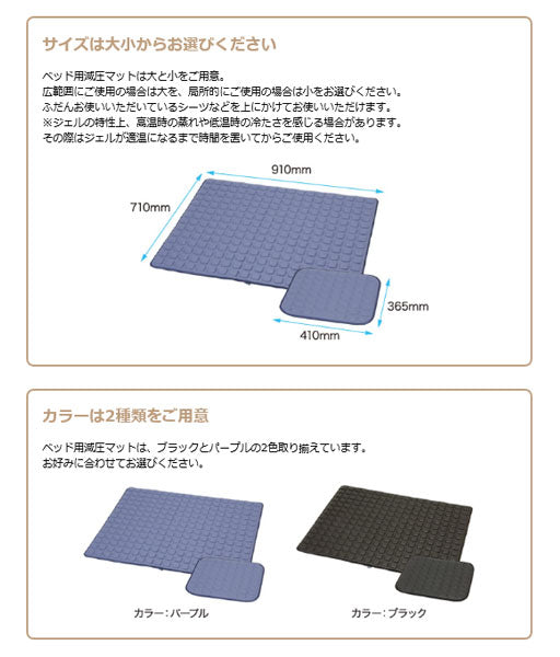 (施設様・法人様送り限定) (代引き不可 受注生産) ベッド用減圧マット 大 CAK-11 加地 (褥瘡 床ずれ) 介護用品