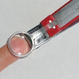 ワイドクリッパー ルーペ付き爪切り W2000 ウカイ利器 (介護 爪 切り) 介護用品