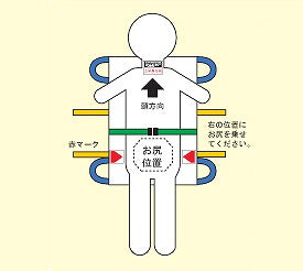 (代引き不可) 介護担架ベルカ KB-90 松岡 (移乗 移動 緊急時) 介護用品