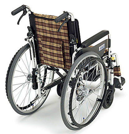 【メーカー欠品中、納期未定】(代引き不可) アルミ自走車いす SKT-4 ミキ (車椅子 コンパクト 軽い 折りたたみ) 介護用品【532P16Jul16】