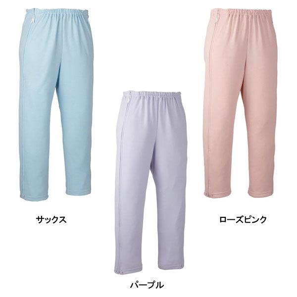 (代引き不可) エンゼル 楽々ロングパンツ フルオープン 5211 S M L   (介護 服 ズボン) 介護用品