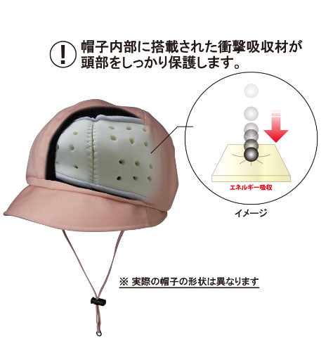おでかけヘッドガード ニットブリムタイプ KM-1000F キヨタ (プロテクター 頭 部 保護 帽子) 介護用品