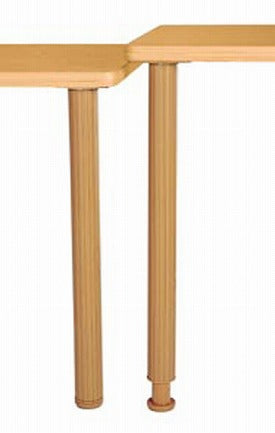 【受注生産品】(代引不可) 高さ調整テーブル HJ-1890K 幅180×奥行90cm オフィスラボ 介護用品