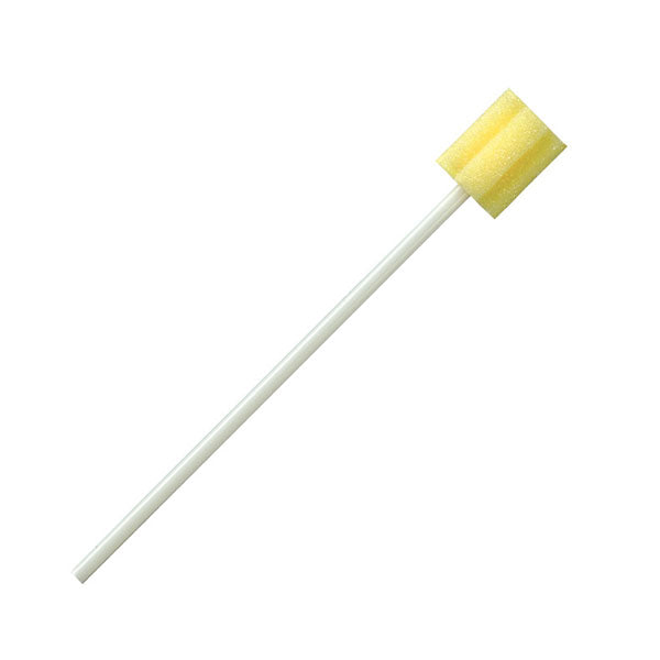 (代引き不可) 口腔ケアスポンジ プラスチック軸  500本 川本産業 介護用品