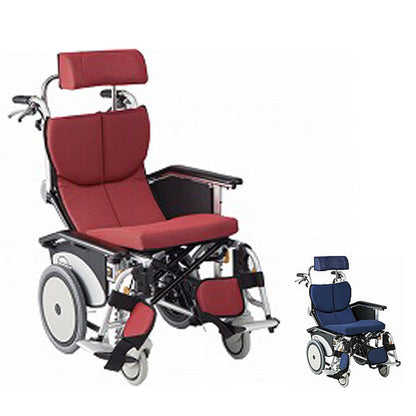 (代引き不可) 松永製作所 オアシスポジティブ 介助式車いす OS-12TRSP ストレート金具 オプションカラー (車椅子 リクライニング ティルト) 介護用品