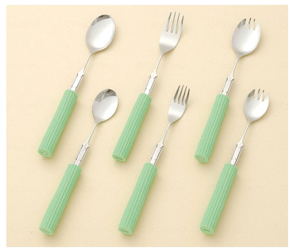 曲げ曲げハンドル・シリコンスポンジ付 R-23/SS-2 フォーク小 フセ企画 (介護 食器) 介護用品 フセ企画 (介護 食器) 介護用品 - 介護用品専門店 eかいごナビ