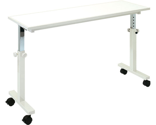 (代引き不可) オーバーテーブル TB-805 123cm (40×123cm) 高田ベット製作所 (介護ベッド ベッド オーバー テーブル キャスター 高さ調節 テーブル) 介護用品