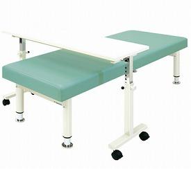 (代引き不可) オーバーテーブル TB-805 123cm (40×123cm) 高田ベット製作所 (介護ベッド ベッド オーバー テーブル キャスター 高さ調節 テーブル) 介護用品