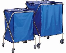 （代引き不可）ダストカーSD 本体・袋セット 大 DS-225-041-3 青 テラモト  (介護 施設) 介護用品