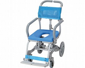 （代引き不可）楽チル O型シート RT-001 ウチエ (お風呂 椅子 浴用 シャワーキャリー 背付き 介護 椅子) 介護用品