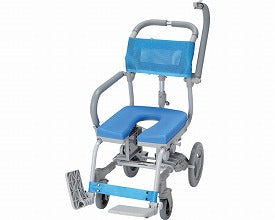 （代引き不可）楽チル U型シート RT-005 ウチエ(お風呂 椅子 浴用 シャワーキャリー 背付き 介護 椅子) 介護用品