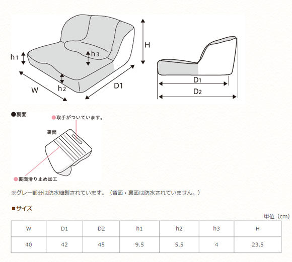 座位 保持 セール クッション laps