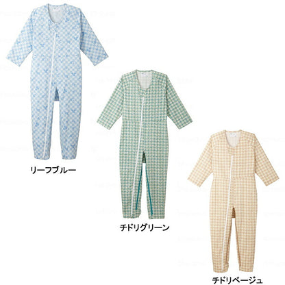 コンビネーションII（フルオープン型）5638-A  3L エンゼル  (介護用パジャマ 介護用つなぎ服) 介護用品