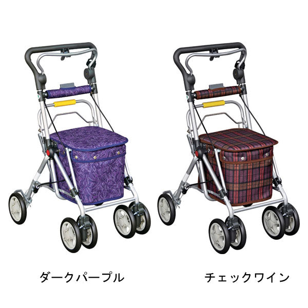 シルバーカー スイートIII No.668 須恵廣工業 (シルバーカー ショッピングカート ミドル ボックスタイプ）介護用品