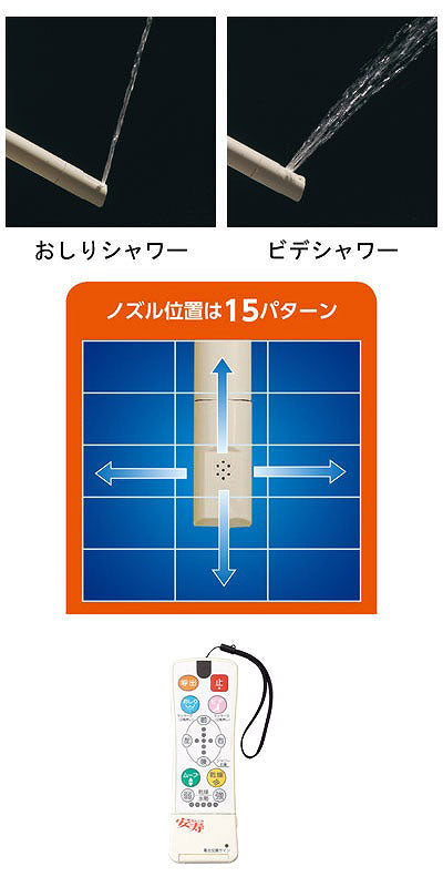 アロン化成 家具調トイレAR-SA1 ライト シャワピタ ノーマル 533-818 （トイレ 軽量 介護 シャワー機能）介護用品