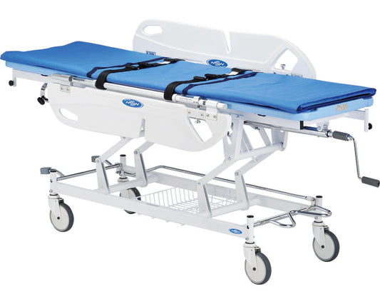 【受注生産品】(代引き不可) 移乗機能付ストレッチャー NBST-215 トータルロックキャスター付 日進医療器 介護用品【532P16Jul16】