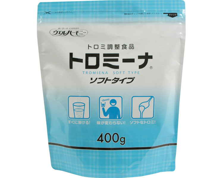 介護食品 とろみ調整 嚥下補助 トロミーナ ソフトタイプ 400g ウエルハーモニー 介護用品