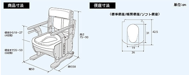 アロン化成 安寿 家具調トイレ セレクトR ノーマル 533-854 ソフト