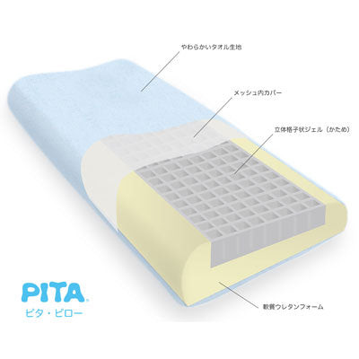 (代引き不可) ピタ・ピロー かため PTP001B ファンディーナ (まくら 枕 ベッド) 介護用品