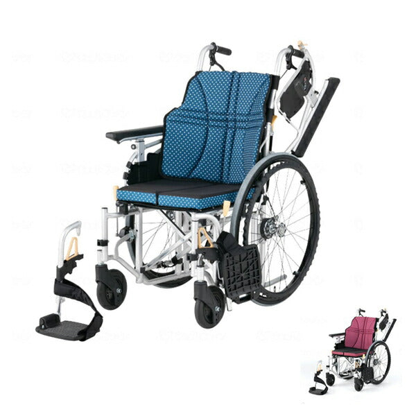 (代引き不可) アルミ自走車いす ウルトラ モジュールタイプ NA-U7 エアリータイヤ(ノーパンク)仕様 日進医療器 (モジュール 車椅子 多機能) 介護用品