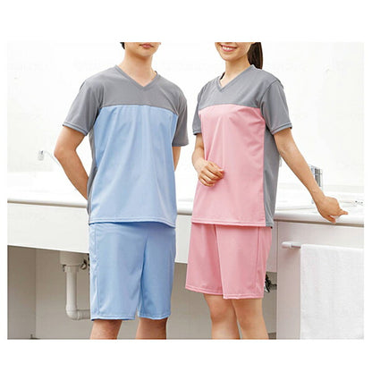 入浴介護Tシャツ 403340 フットマーク (入浴 介助 お風呂 介護 衣類) 介護用品