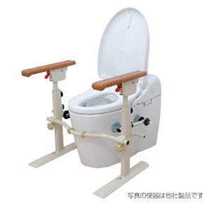 (代引き不可) トイレ用たちあっぷII CKJ-02 矢崎化工 (介護 トイレ 手すり トイレ 補助 立ち上がり手すり 立ち上がり 補助手すり 転倒防止) 介護用品
