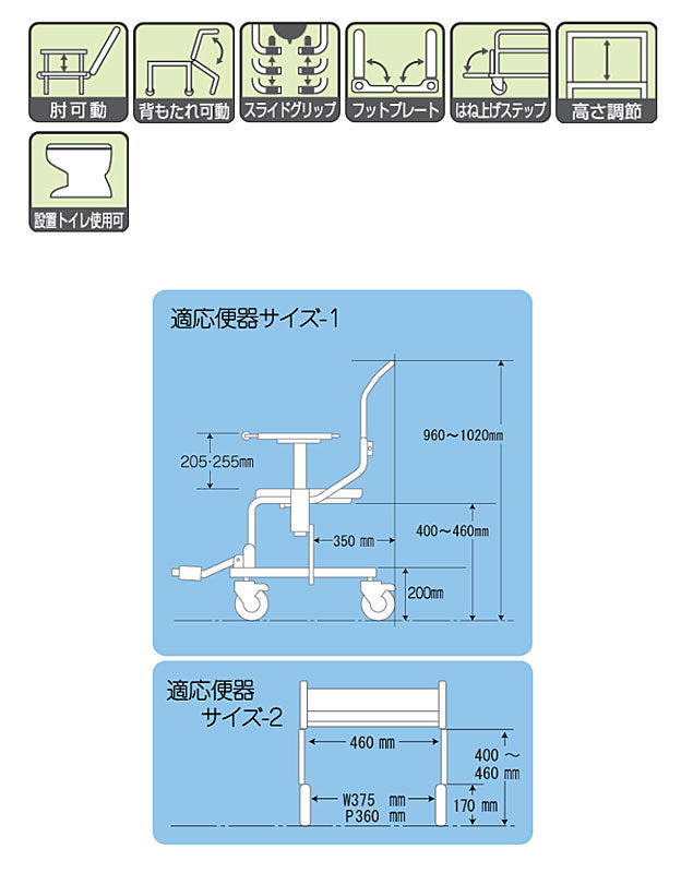 代引き不可) シャワーキャリー AH-WG No.6720 (4輪) ステンレスダブル