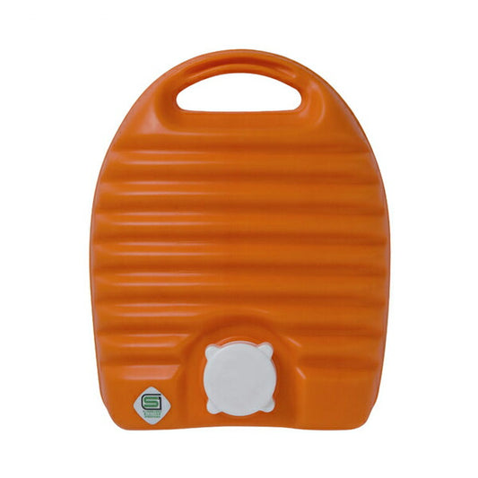 立つ湯たんぽ 袋付き 2.6L オレンジ タンゲ化学工業 (介護 便利 ゆたんぽ) 介護用品