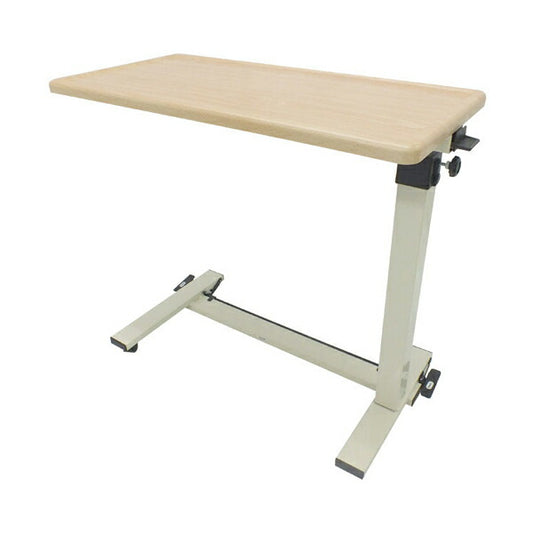 (代引き不可) ベッドサイドテーブル KL No.730 板バネタイプ 睦三  (介護ベッド 車椅子 ベッド サイドテーブル キャスター 高さ調節 テーブル) 介護用品