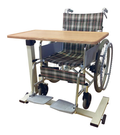 (代引き不可) ベッドサイドテーブル KL-G　No.731 ガス圧タイプ 睦三 (介護ベッド 車椅子 ベッド キャスター 高さ調節 テーブル) 介護用品