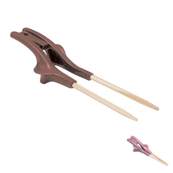 箸ぞうくんクリア S-12 S-13 S-14 S-15 茶色(長さ22cm) ピンク(長さ21cm) 左手用 右手用 ウインド (介護 食器 箸) 介護用品 - 介護用品専門店 eかいごナビ