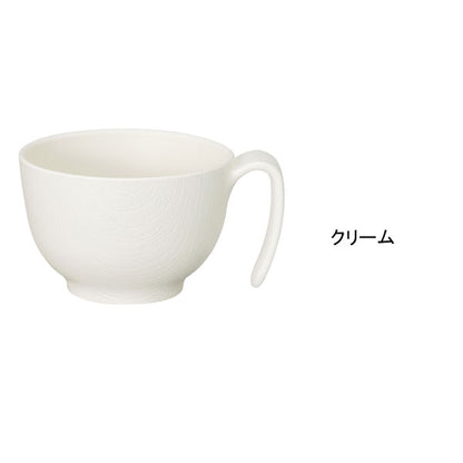 木目 持ちやすい茶碗ハンドル付 NBLS1H スケーター (介護 食器 茶碗) 介護用品