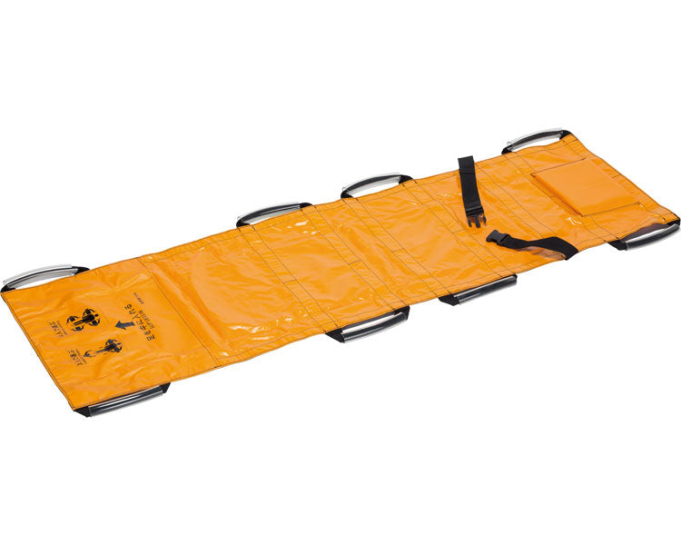 (代引き不可) ターポリン救護担架 OT-150-901-5 オレンジ テラモト (災害 防災 緊急時 担架 介護) 介護用品
